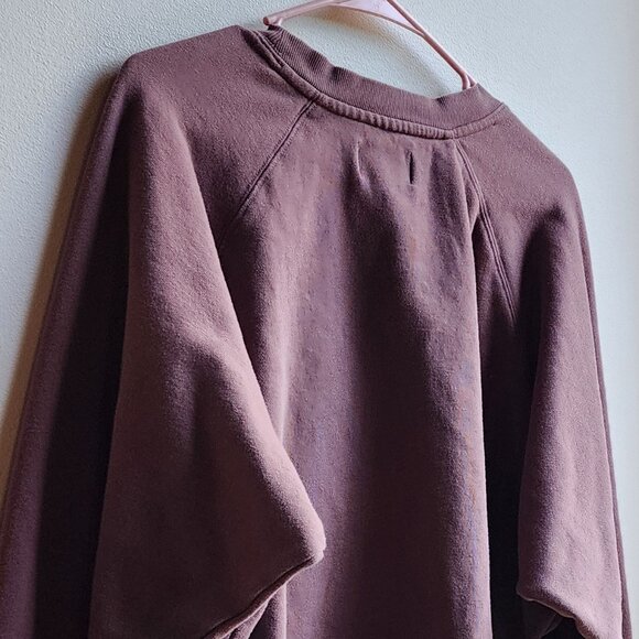 Old Navy Mauve Cropped Batwing Sweatshirt Size Large - Picture 8 of 14